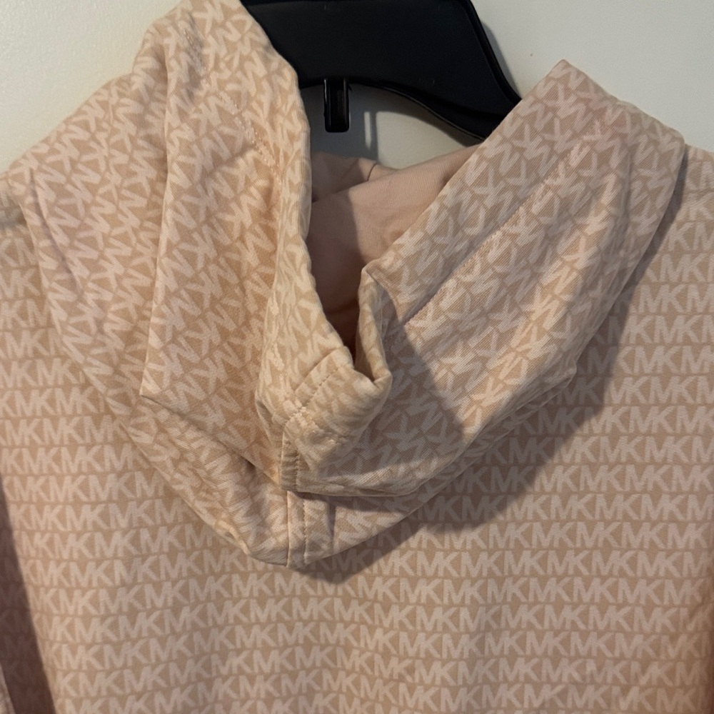 Michael Kors Pink Hoodie Midi Dress - Picture 8 of 9